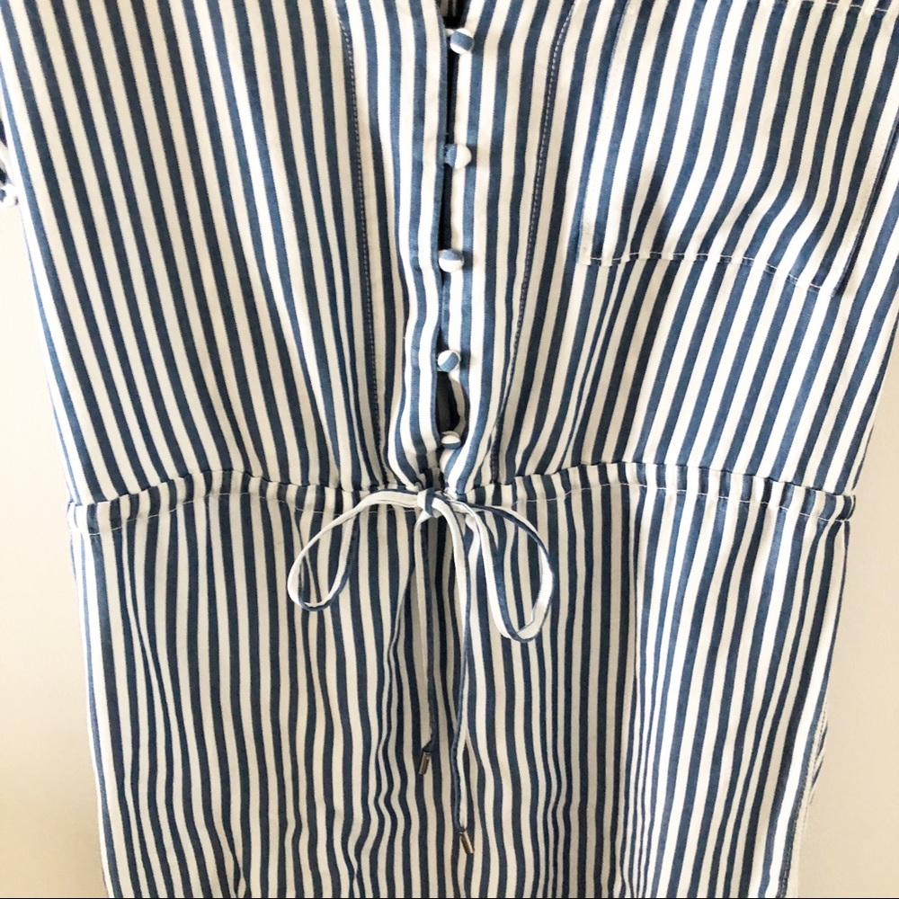 PAIGE Haidee Dress Blue Bell Stripe Size Small NWT - Picture 4 of 8